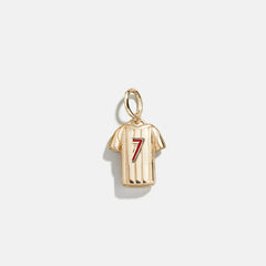 Jersey Custom Cluster Charm - Red