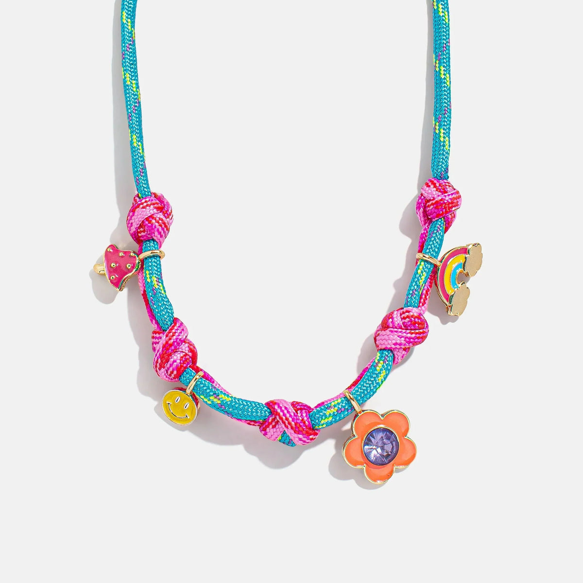 Knotty But Nice Kids Charm Necklace - Flower