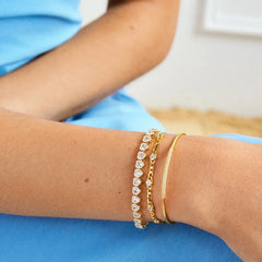 Kali Tennis Bracelet - Clear