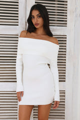 It's Snowing Mini Dress White