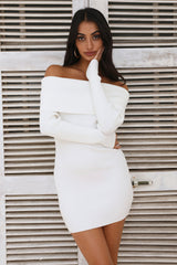It's Snowing Mini Dress White