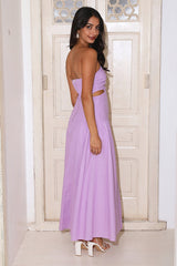 Garden Dance Midi Dress Lilac