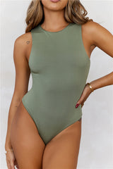 BASE Repeat After Me Bodysuit Khaki