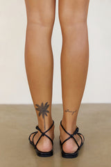 Kenley Sandals Black Leather