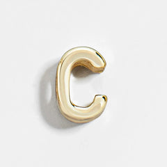 Gold Alpha Letter Bead - Gold