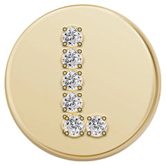 Gold Letter Bead - L