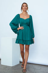 Deep Dreams Dress Forest Green