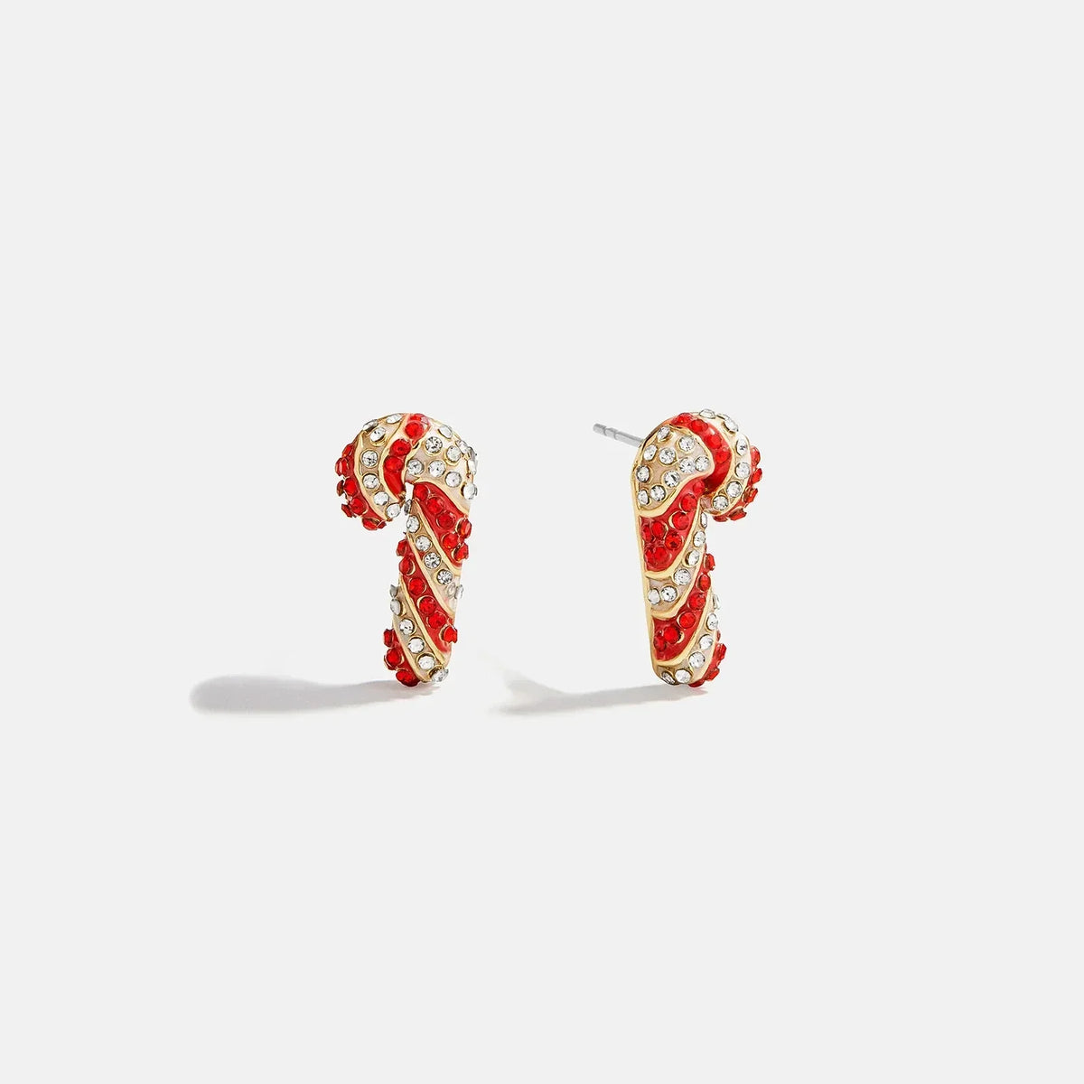 Holiday Twist Candy Cane Stud Earrings - Candy Cane