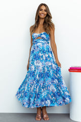 So Particular Maxi Skirt Dark Blue