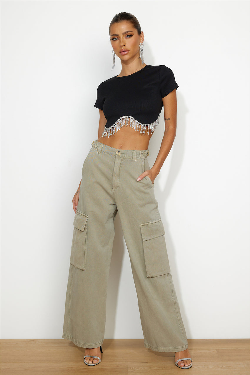 More Sparkle Top Black