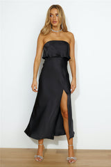 Sultry Mood Maxi Dress Black