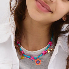 Knotty But Nice Kids Charm Necklace - Flower