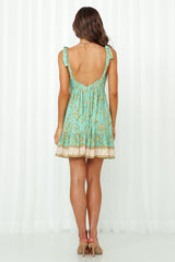 Tropical Fun Dress Mint