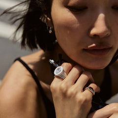 Joy Pop Cubic Zirconia Ring - Clear/White
