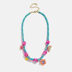 Knotty But Nice Kids Charm Necklace - Flower