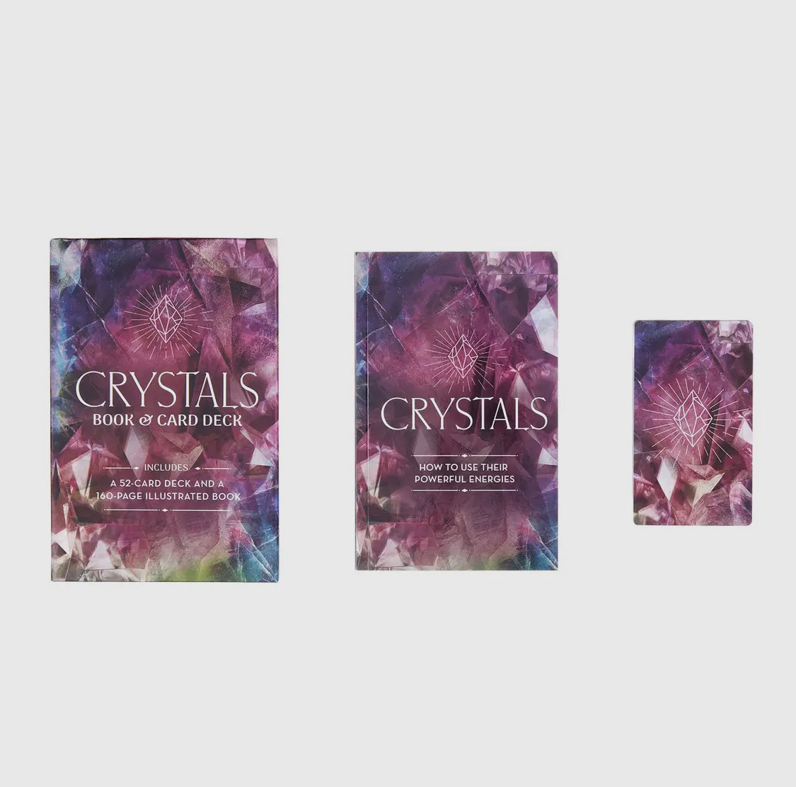 Krystall bok og kort