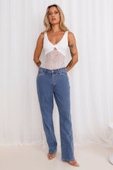 Passion Perfection Lace Bodysuit White