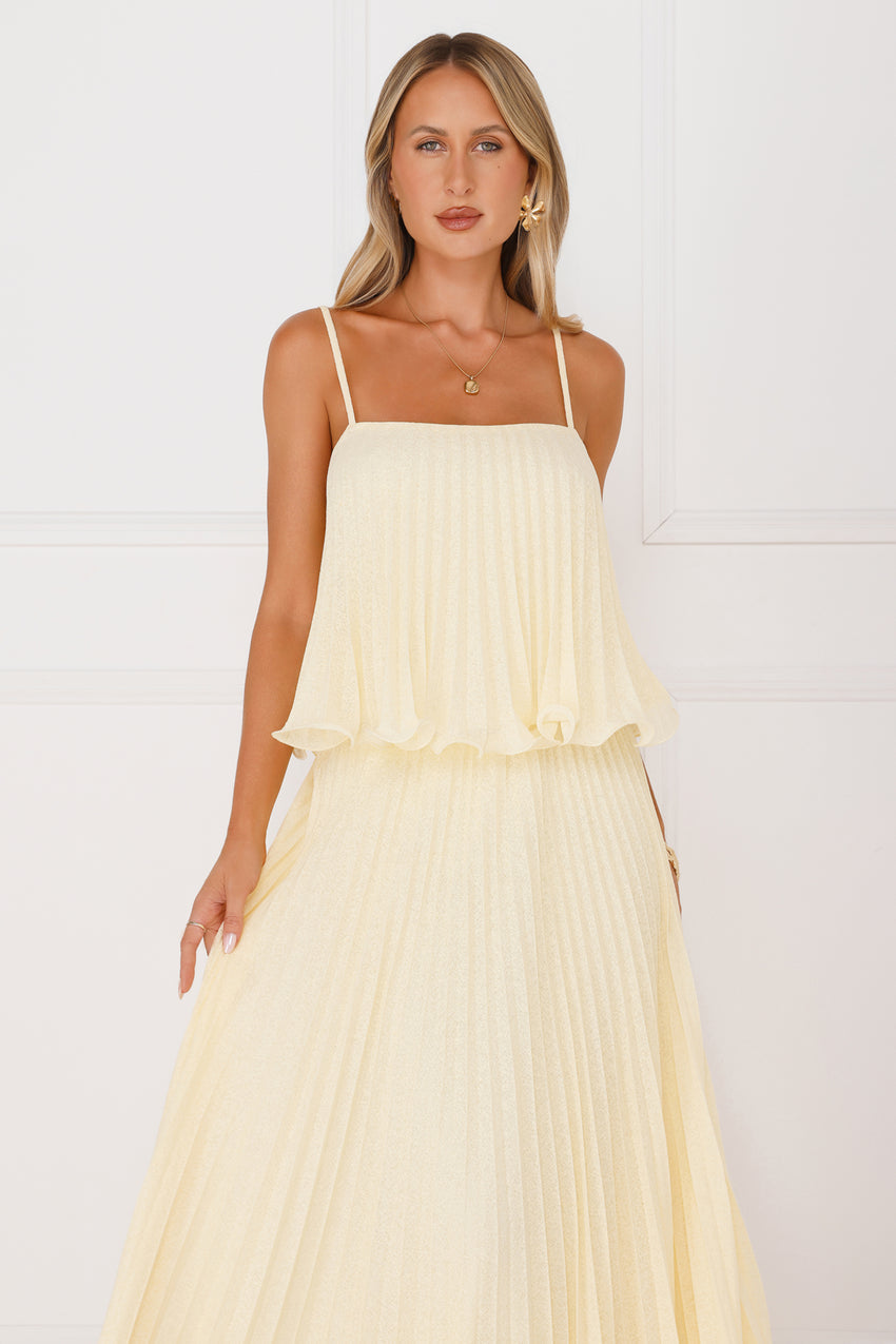 Real Deal Crop Top Yellow