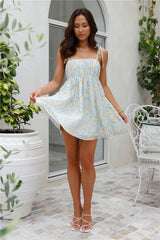 Summer Sunrise Mini Dress Print
