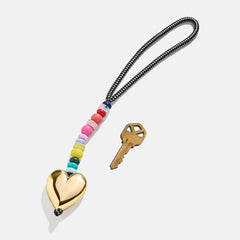 Free Spirit Bag Charm - Gold/Multi