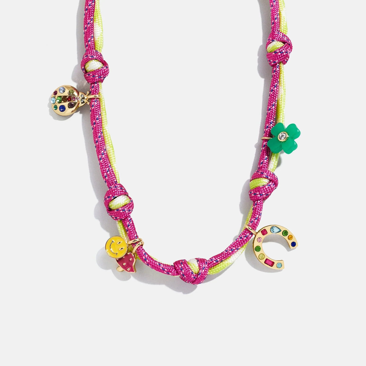 Knotty But Nice Kids Charm Necklace - Horseshoe