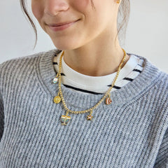 Happy Hanukkah Kids' Charm Necklace - Menorah