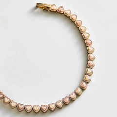 Kali Tennis Bracelet - Pink