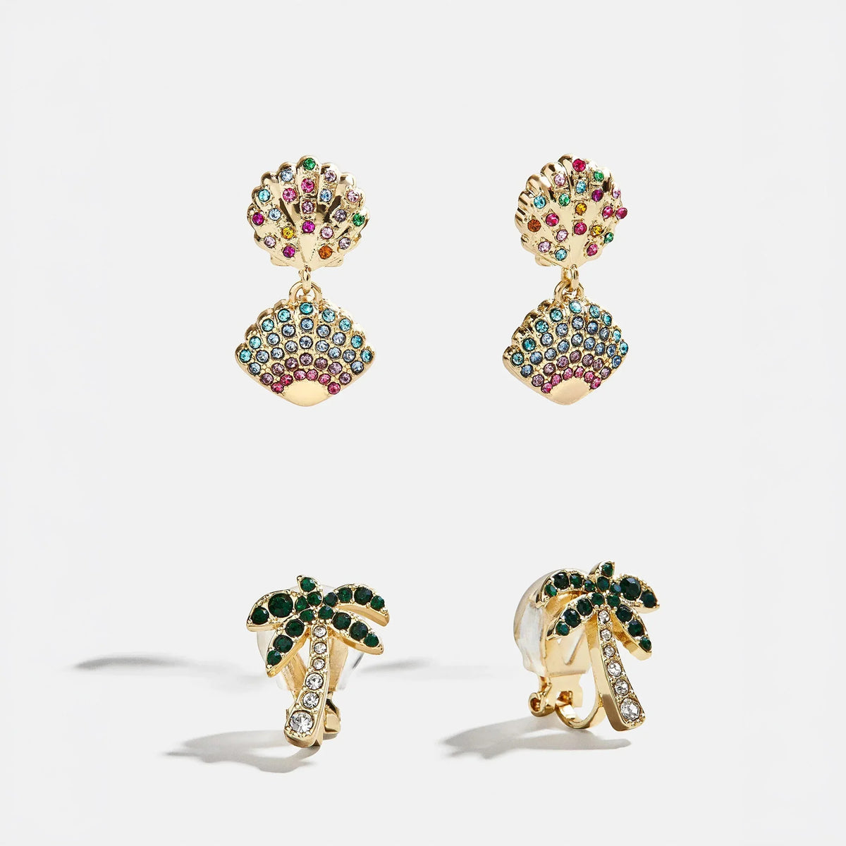 Island Time Kids’ Earring Set - Seashell