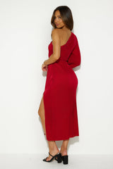 Honey Lover Midi Dress Red