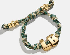 Knotty Initial Custom Bracelet - Camo Double Letters