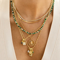 Joy Cluster Charm - Pearl
