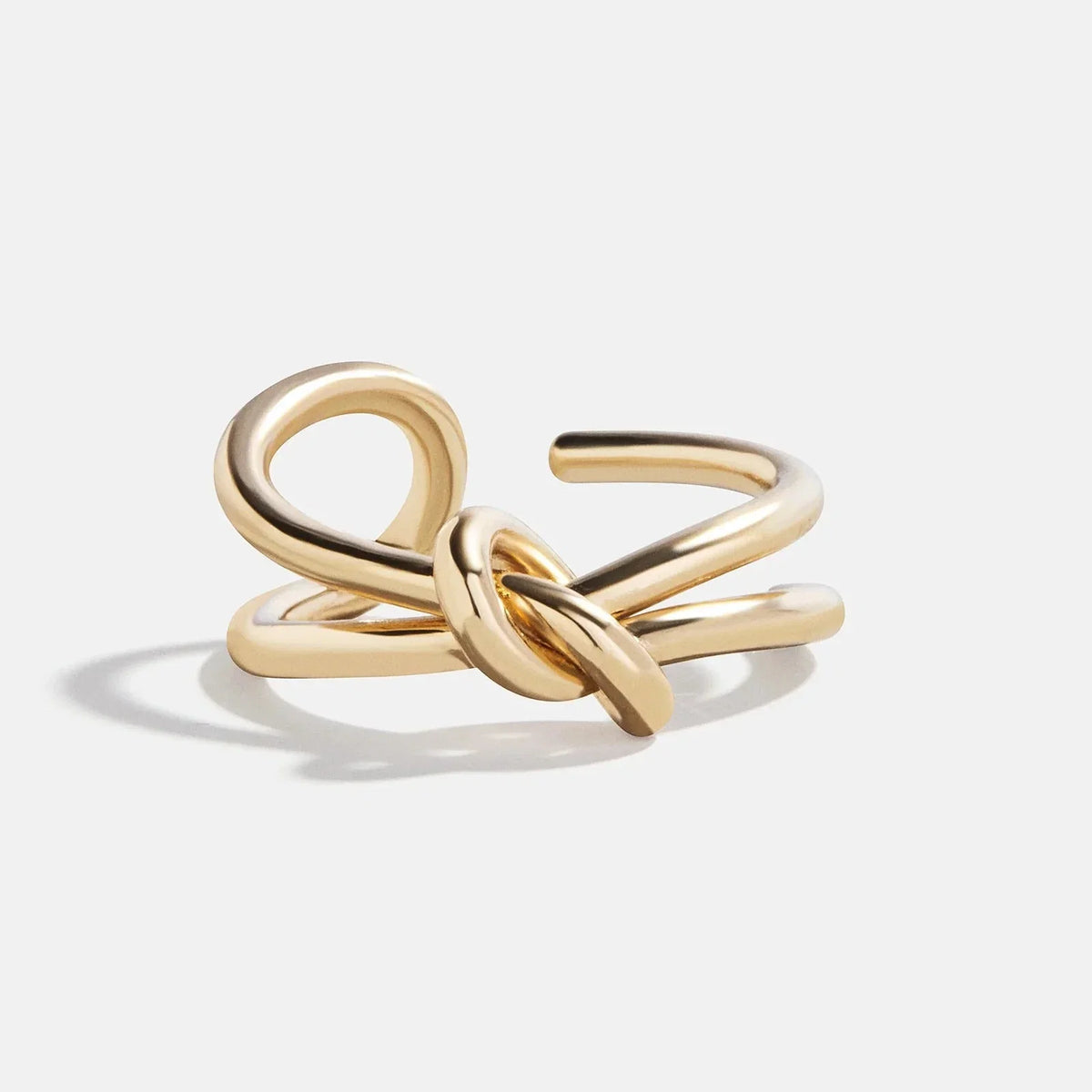Gold Ties Ring - Gold