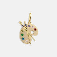 Hobbies Cluster Charm - Painting Palette