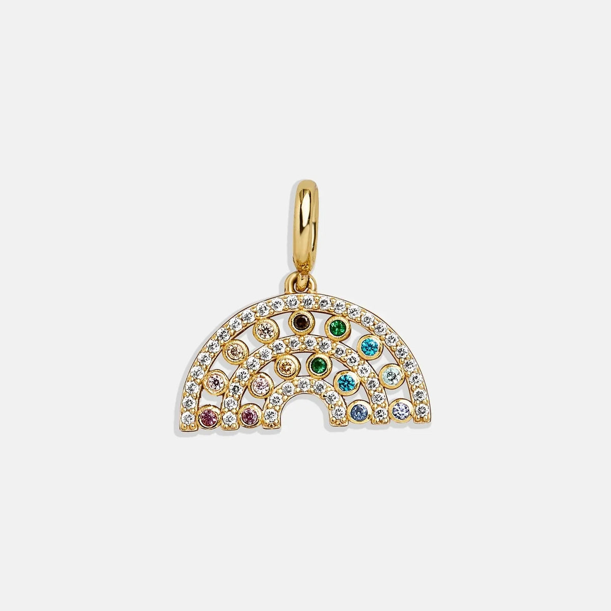 Just For Fun Cluster Charm - Rainbow Charm