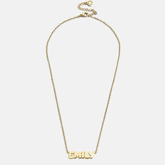 Kids’ Custom Nameplate Necklace - Balloon