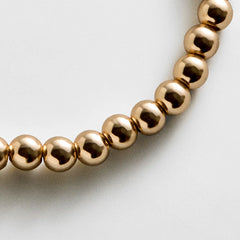 Gold Pisa Bracelet - 5MM Beads