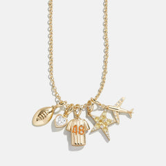 Jersey Custom Cluster Charm - Orange