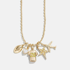 Jersey Custom Cluster Charm - Yellow