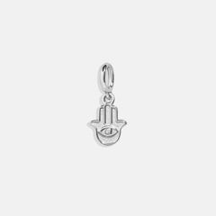 Hamsa Silver Cluster Charm - Hamsa