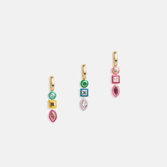 Jeweled Cluster Charm - Pink