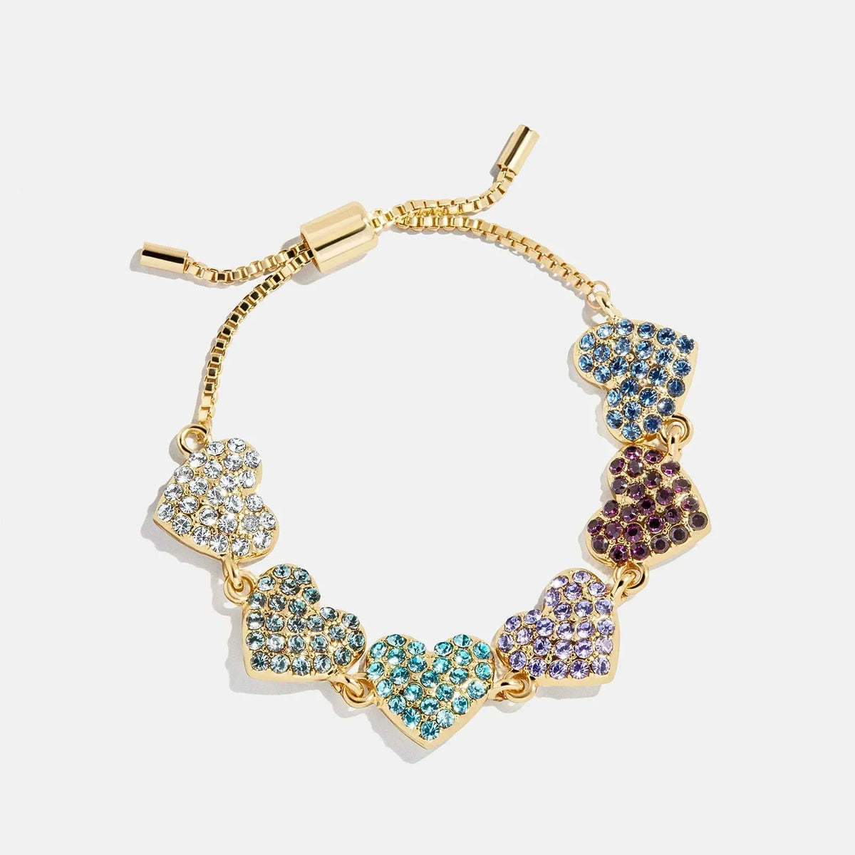 Hearts for Days Kids' Crystal Heart Bracelet - Blue Multi