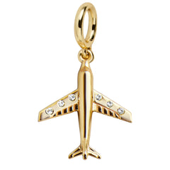 Just For Fun Cluster Charm - Airplane