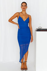 Star Moment Midi Dress Blue