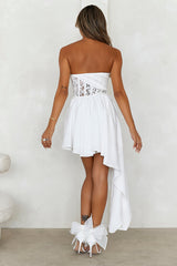 Moody Nights Midi Dress White