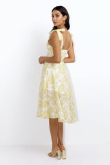 Countryside Brunch Midi Dress Yellow
