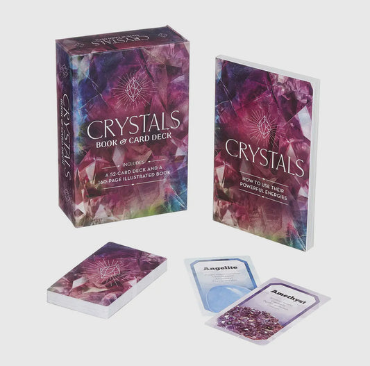 Krystall bok og kort