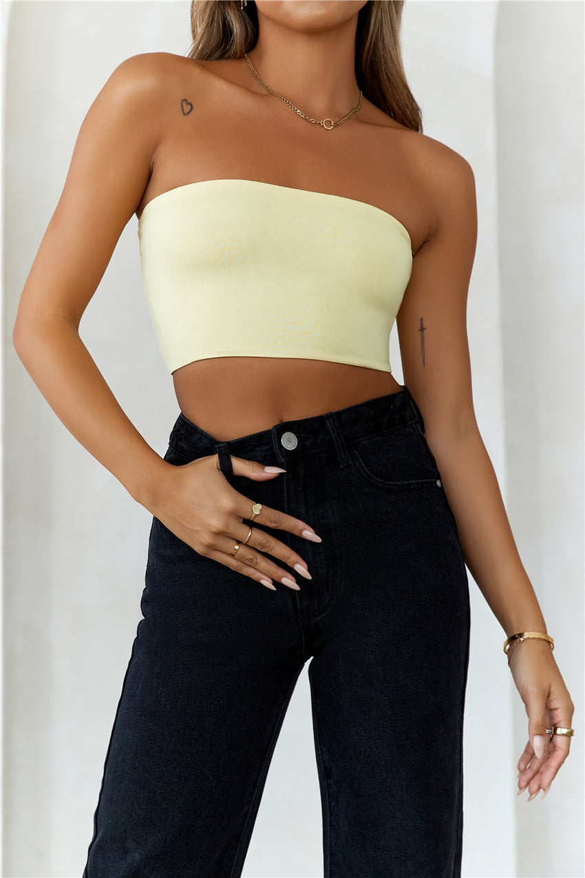 BASE Mix And Match Bandeau Butter Yellow