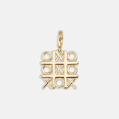 Just For Fun Cluster Charm - Tic Tac Toe
