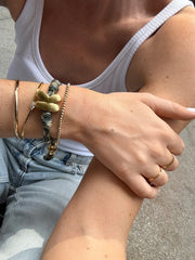 Knotty Initial Custom Bracelet - Camo Single Letter
