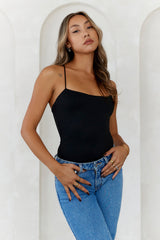 BASE Day To Night Longline Top Onyx Black